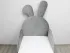Серая детская кровать BabyBoom Rabbit мебельной фабрики ШИК-Галичина вид спереди Серая детская кровать BabyBoom Rabbit мебельной фабрики ШИК-Галичина вид спереди