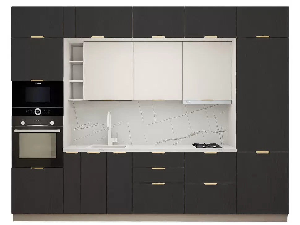 LuxeForm 38 Мм Аріан Модульна кухня 3200 мм МДФ фасади Idea LuxeForm Рост