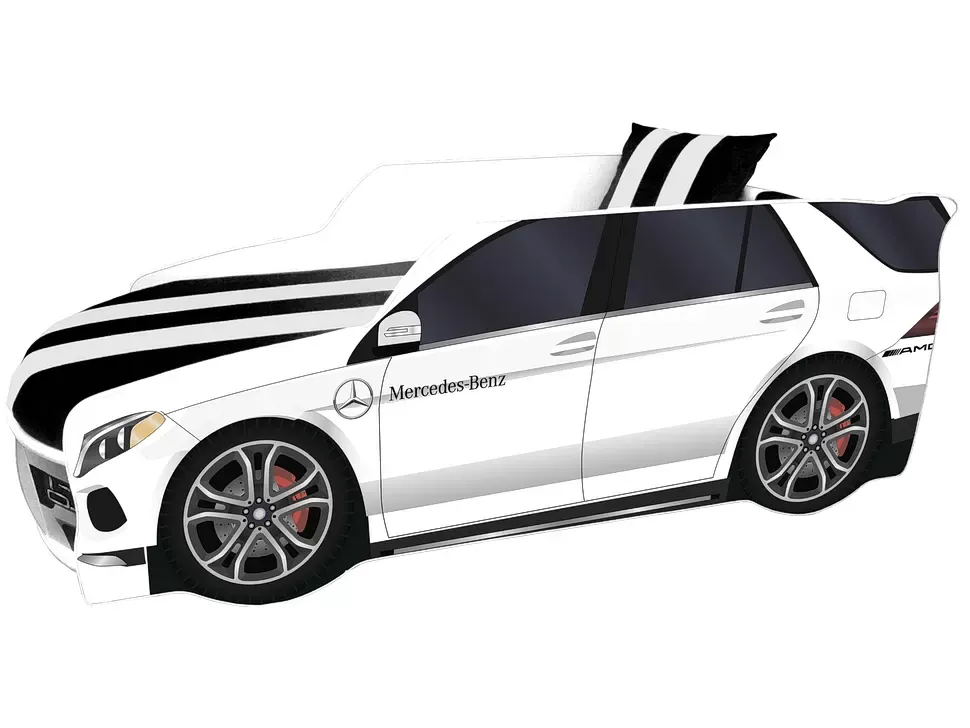 Диван-ліжко машина Mercedes Premium P006 Viorina DEKO Мерседес купити в Києві – Київ-Меблі™