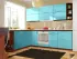 Голубой металлик угловая кухня Color-MIX VIP-Master 2600x2100 Голубой металлик угловая кухня Color-MIX VIP-Master 2600x2100