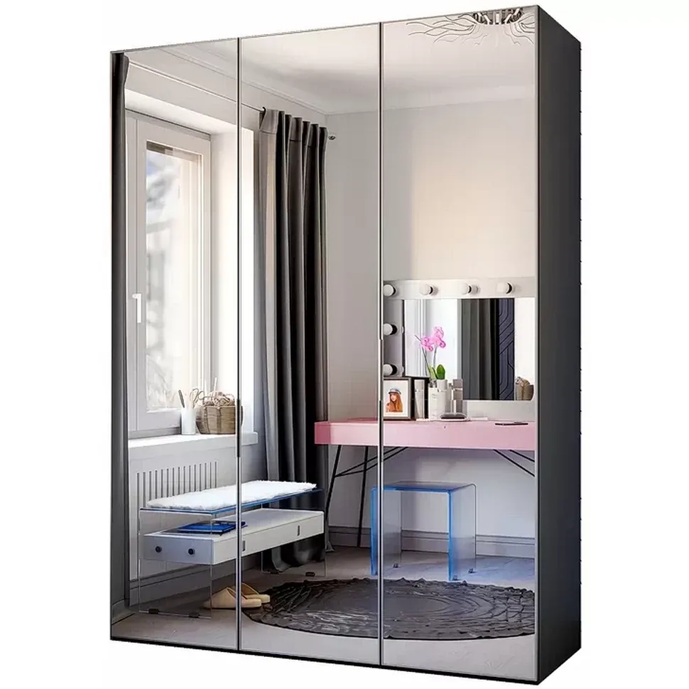 Шкаф распашной Модус Вип-Мастер зеркало 1500х530х2030 фото 3 Шкаф распашной Модус Вип-Мастер зеркало 1500х530х2030 фото 3