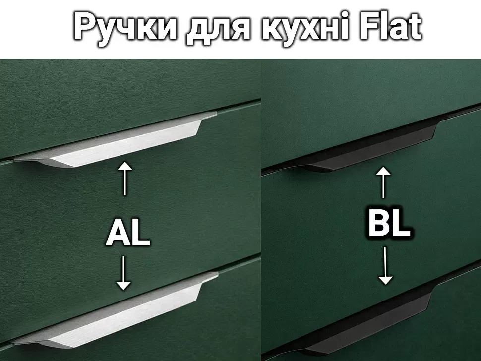 Ручки для фасада кухни Flat Вип-Мастер