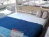 Белое изголовье металлической двуспальной кровати Джоконда мебельная фабрика Металл-Дизайн