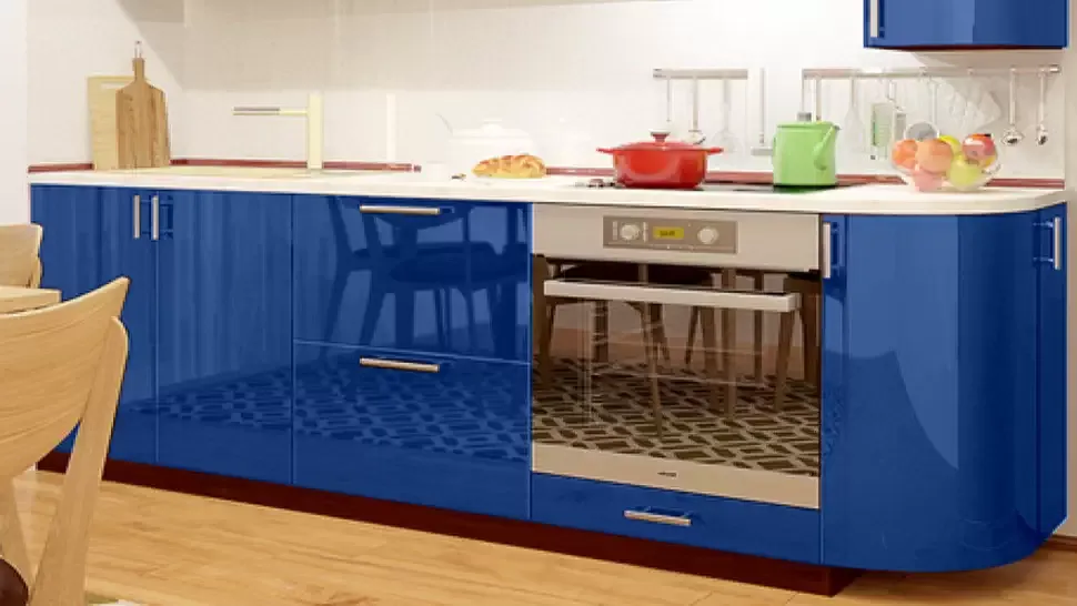 Синяя кухня Color-MIX VIP-Master 2.3 метра