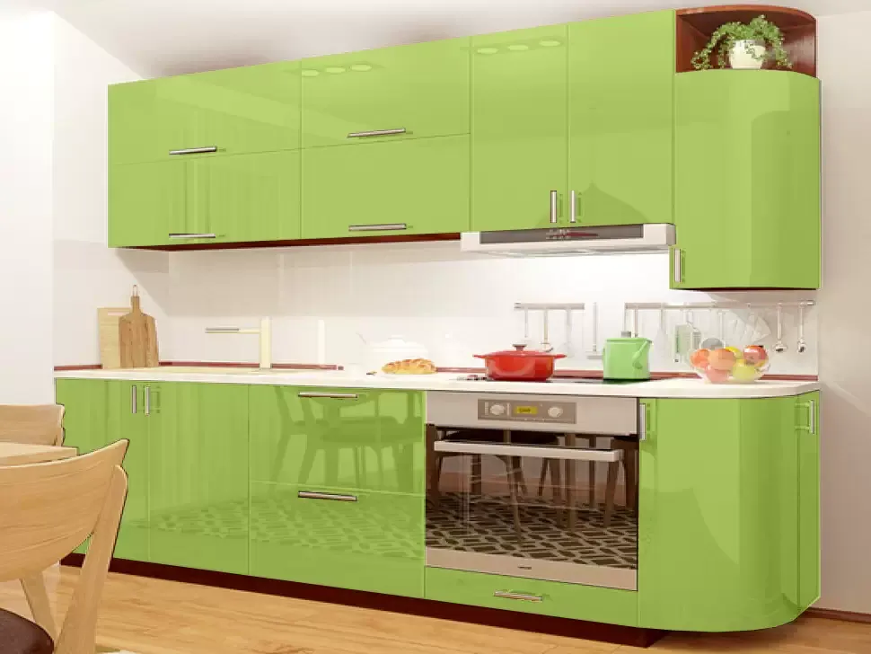 Оливковая кухня Color-MIX VIP-Master 2.3 метра