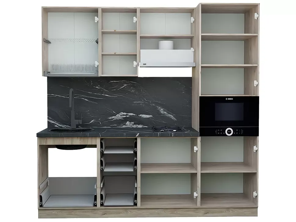 Модульна кухня 2200 зі столом 1200 МДФ фасади Idea LuxeForm Рост фото 2