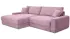 Розовый Угловой диван Константа Наполи нераскладной Розовый Угловой диван Константа Наполи нераскладной
