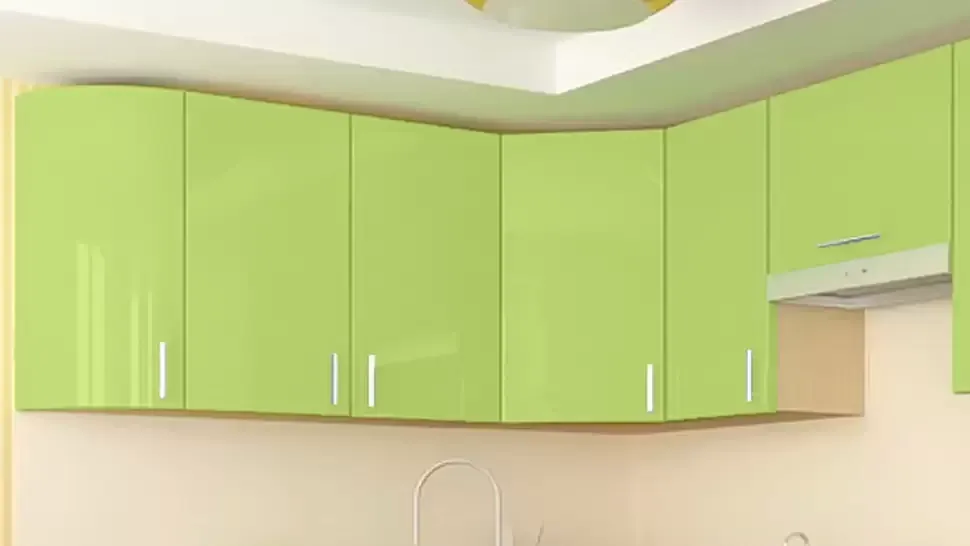 Кутова кухня Колор-Мікс 2,7×1,7 м оливкова Віп-Майстер фото 4