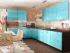 Голубая угловая кухня Color-MIX VIP-Master 3200x2140x2000 Голубая угловая кухня Color-MIX VIP-Master 3200x2140x2000