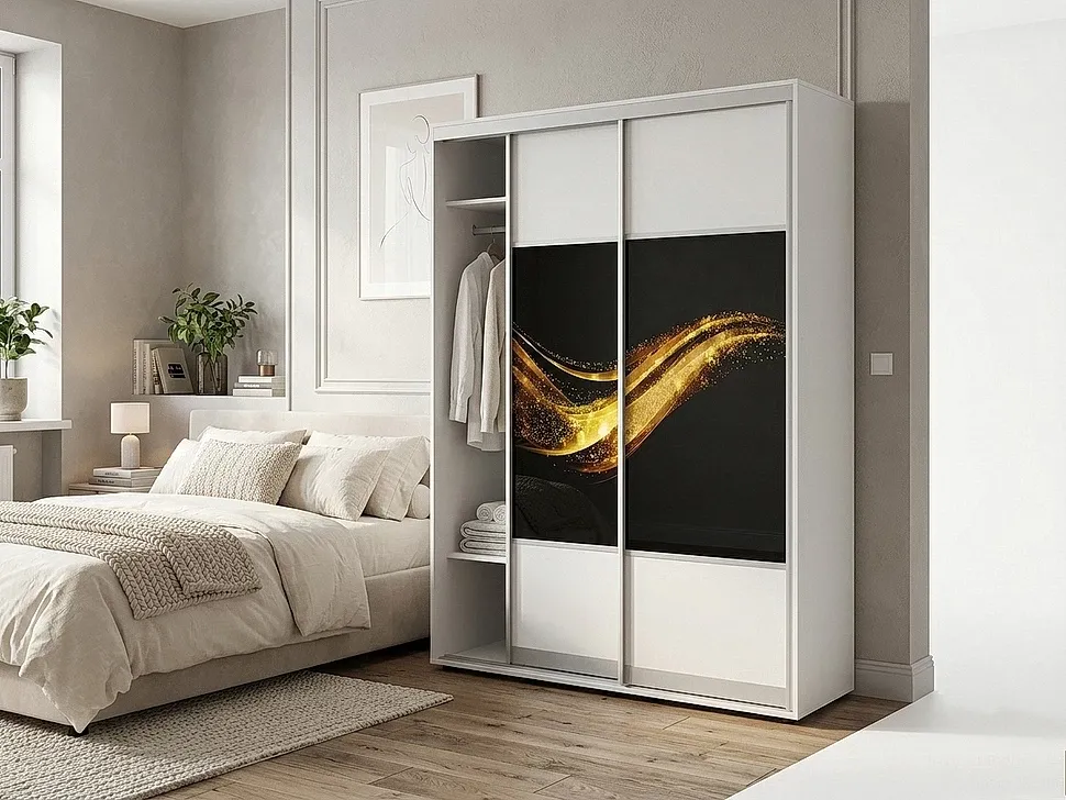 Шкаф-купе Феникс 1000×2200×600 Стандарт двухдверный фото 6