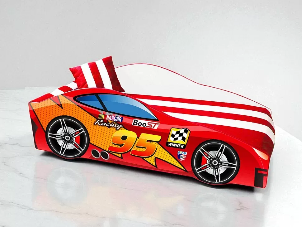 Диван-ліжко машина Elit E-5 Mcqueen 95 Red Viorina DEKO Макквін фото 3 Диван-ліжко машина Elit E-5 Mcqueen 95 Red Viorina DEKO Макквін фото 3