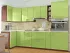Зеленый металлик угловая кухня Color-MIX VIP-Master 2600x2140x1000