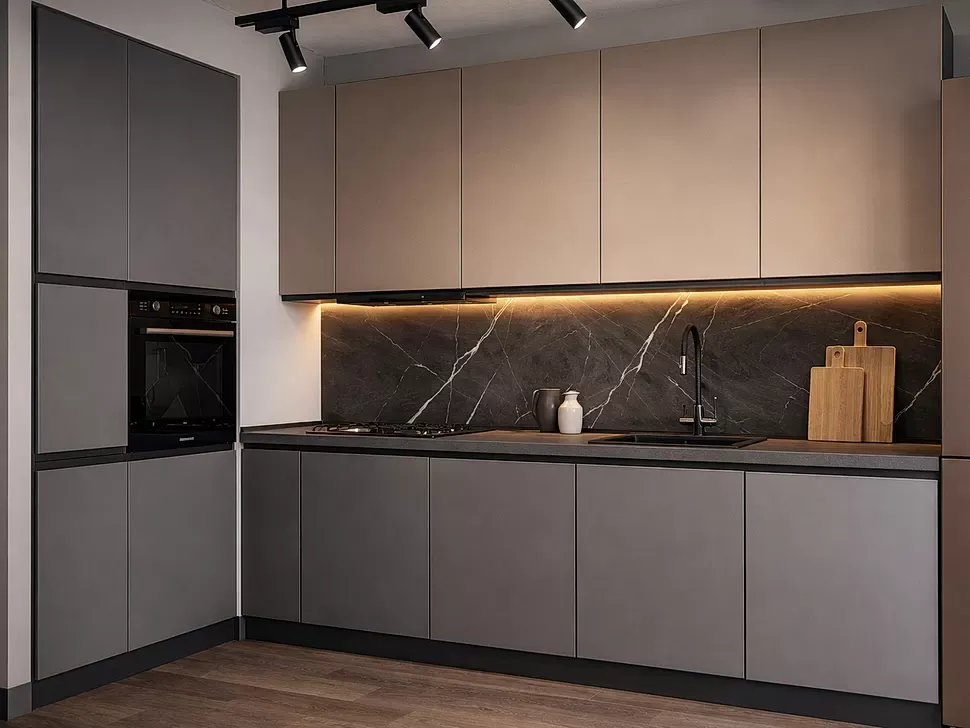 Угловая кухня Prime Lux 2,7×1,0 м Вип-Мастер купить в Киеве – Киев-Мебель™