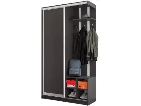 Шафа-купе передпокій Альфа ДСП 1200x450x2200 1,2 метри Віп-Майстер Шафа-купе передпокій Альфа ДСП 1200x450x2200 1,2 метри Віп-Майстер