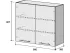 Размеры верхнего кухонного модуля ВС2 800х927х300 Рост™