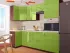 Зеленая Угловая кухня пенал Color-MIX VIP-Master 2400x2140x1000