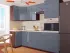Серый металлик Угловая кухня пенал Color-MIX VIP-Master 2400x2140x1000