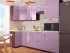 Розовый металлик Угловая кухня пенал Color-MIX VIP-Master 2400x2140x1000
