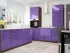 Фиолетовая угловая кухня Color-MIX VIP-Master 2000x2140x2000
