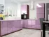 Розовая угловая кухня Color-MIX VIP-Master 2000x2140x2000