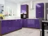 Фиолетовый металлик угловая кухня Color-MIX VIP-Master 2000x2140x2000