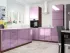 Розовый металлик угловая кухня Color-MIX VIP-Master 2000x2140x2000