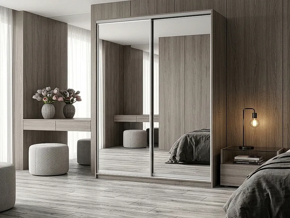 Шафа-купе Віп-Майстер 1500x450x2400 1,5 метра дводверна фото 3