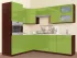 Оливковая угловая кухня Color-MIX VIP-Master 2200x2000