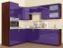 Сиреневый металлик угловая кухня Color-MIX VIP-Master 2200x2000