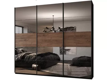 Шкаф-купе ErgoSens Lux 2 Екр-1 2100х2400х667 трехдверный Константа