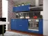 Синий металлик прямая кухня Color-MIX VIP-Master 2.2 метра Синий металлик прямая кухня Color-MIX VIP-Master 2.2 метра