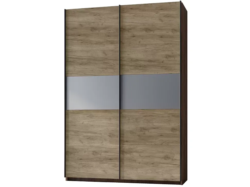 Шкаф купе ErgoSens Lux 3 дуб крафт серый Екр-1 1700х2400х667 мебельная фабрика Константа Шкаф купе ErgoSens Lux 3 дуб крафт серый Екр-1 1700х2400х667 мебельная фабрика Константа
