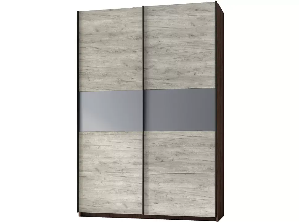 Шкаф купе ErgoSens Lux 3 дуб крафт белый Екр-1 1700х2400х667 мебельная фабрика Константа Шкаф купе ErgoSens Lux 3 дуб крафт белый Екр-1 1700х2400х667 мебельная фабрика Константа