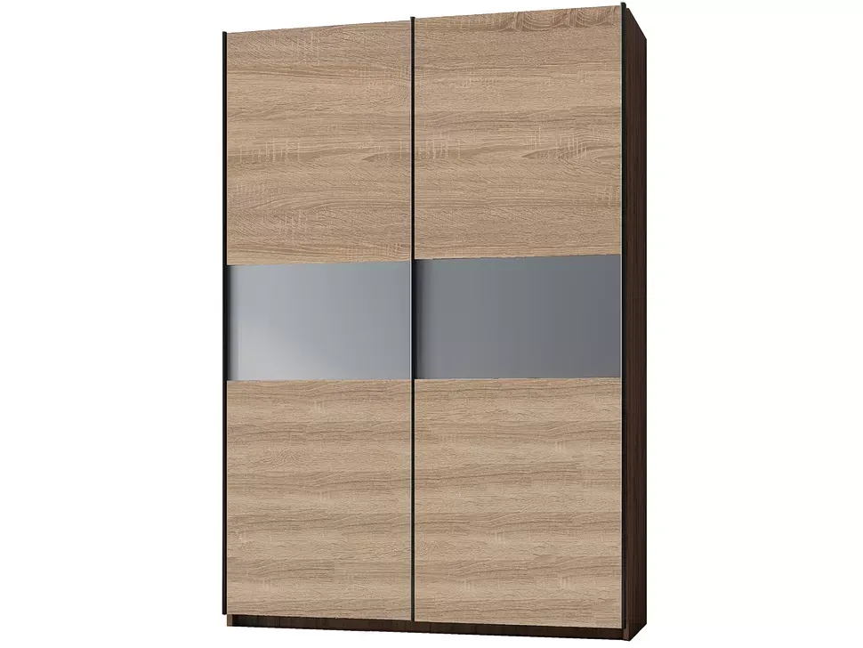 Шкаф купе ErgoSens Lux 3 дуб сонома Екр-1 1700х2400х667 мебельная фабрика Константа Шкаф купе ErgoSens Lux 3 дуб сонома Екр-1 1700х2400х667 мебельная фабрика Константа
