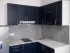 Кутова кухня Кредо 1,6×1,5 м синя Віп-Майстер Кутова кухня Кредо 1,6×1,5 м синя Віп-Майстер
