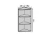 Розміри навісної шафи для кухні Інтерно модуль №15 280х720х280 Віп-Майстер стандарт Розміри навісної шафи для кухні Інтерно модуль №15 280х720х280 Віп-Майстер стандарт