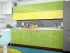 Двухцветная желто-зеленая кухня Color-MIX VIP-Master 2.6 метра Двухцветная желто-зеленая кухня Color-MIX VIP-Master 2.6 метра