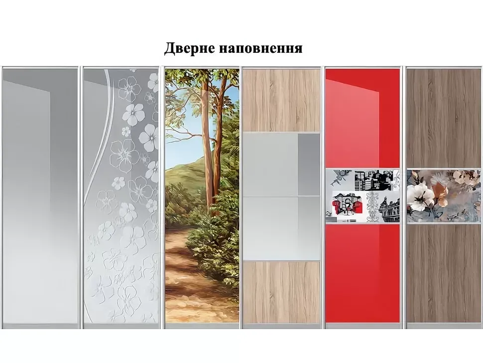 Шафа-купе тридверна 2400x450x2400 2,4 метри Київський-Стандарт фото 7