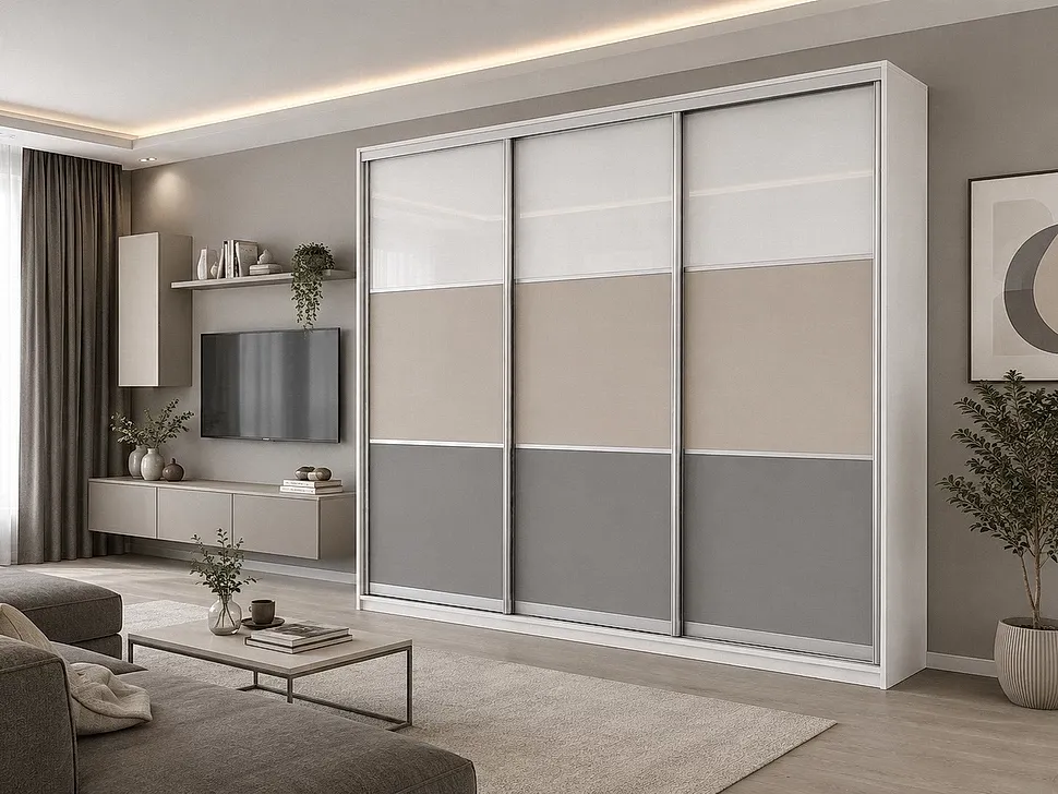 Шафа-купе Фенікс 2400×2200×450 Стандарт у вітальні