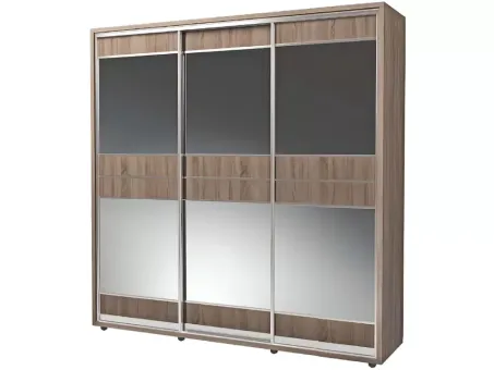 Шафа-купе тридверна 2500x450x2400 2,5 метра Київський-Стандарт