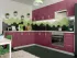 Бордовая металлик угловая кухня ВИП-Мастер Марго 2,8х2,1 метра ❀ VIP-Master Margo 2800х2100