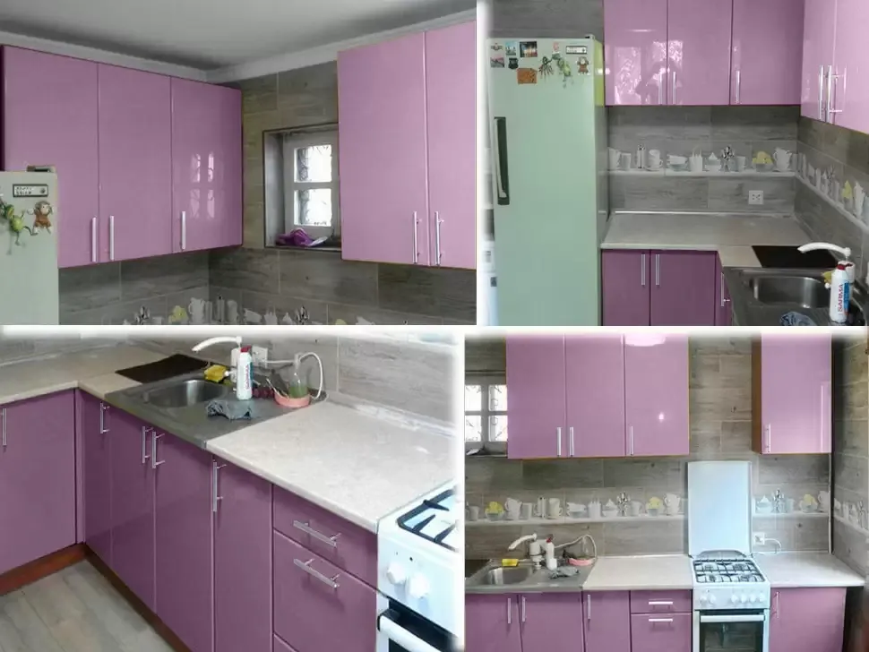 Фіалковий Глянець Кутова кухня Колор-Мікс 2,3×1,3 м жовто-оливкова Віп-Майстер Фіалковий Глянець Кутова кухня Колор-Мікс 2,3×1,3 м жовто-оливкова Віп-Майстер
