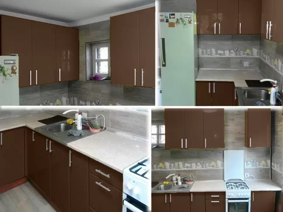 Шоколадний Глянець Кутова кухня Колор-Мікс 2,3×1,3 м жовто-оливкова Віп-Майстер Шоколадний Глянець Кутова кухня Колор-Мікс 2,3×1,3 м жовто-оливкова Віп-Майстер