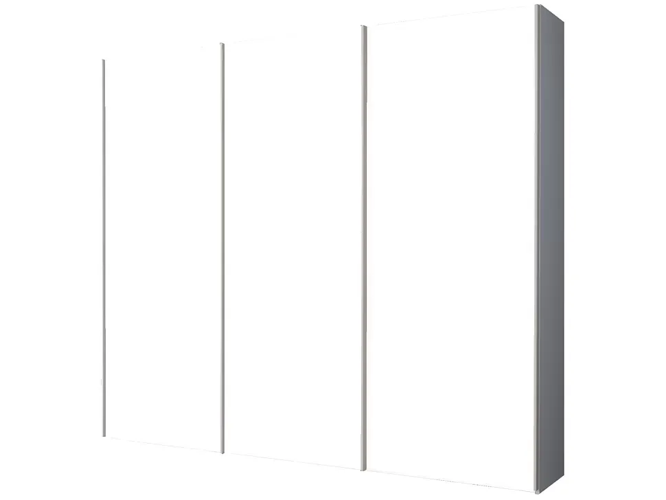 Шкаф купе ErgoSens Lux 16 Екр-1 2100х2400х667, цвет корпуса Белый, производства мебельной фабрики Константа Шкаф купе ErgoSens Lux 16 Екр-1 2100х2400х667, цвет корпуса Белый, производства мебельной фабрики Константа