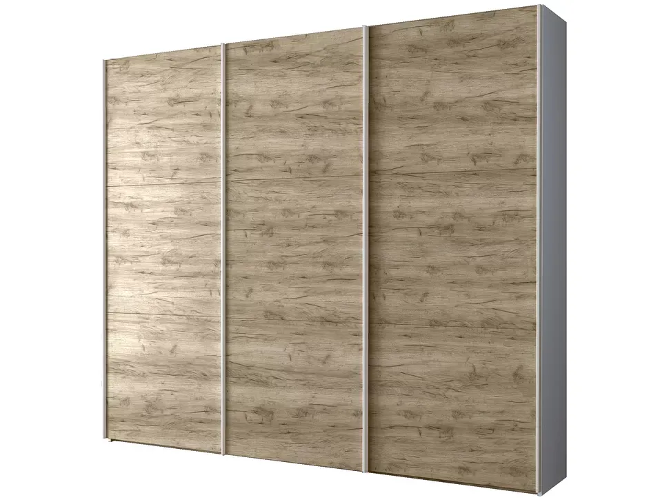 Шкаф купе ErgoSens Lux 16 Екр-1 2100х2400х667, цвет корпуса дуб крафт серый, производства мебельной фабрики Константа Шкаф купе ErgoSens Lux 16 Екр-1 2100х2400х667, цвет корпуса дуб крафт серый, производства мебельной фабрики Константа