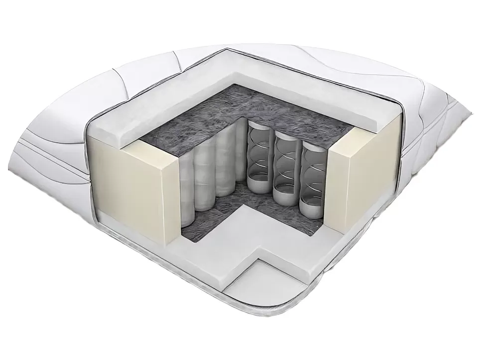 Устройство матраса Аккорд плюс Браво на пружинном блоке Pocket Spring