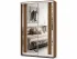 Шкаф-купе Феникс орех темный с зеркалом Стандарт 1400 двухдверный Шкаф-купе Феникс орех темный с зеркалом Стандарт 1400 двухдверный