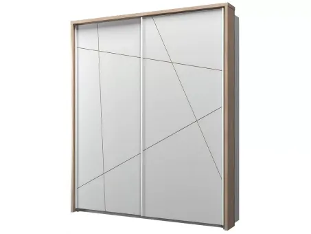 Шкаф-купе ErgoSens Lux 17 Екр-9 2000х2400х600 двухдверный Константа