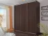 Шкаф-купе трехдверный 1800x450x2400 ширина 1,8 метра в интерьере комнаты мебельная фабрика ВИП-Мастер