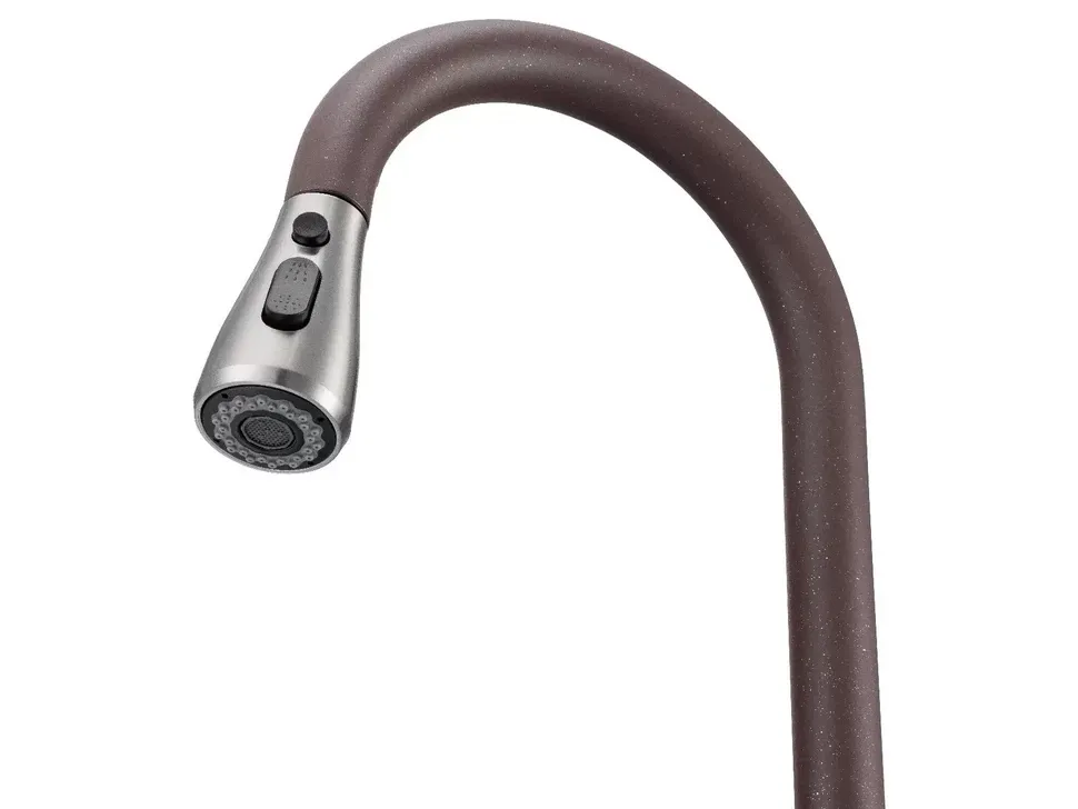 Смеситель с выдвижным изливом CAMPO Marron Granado фото 5